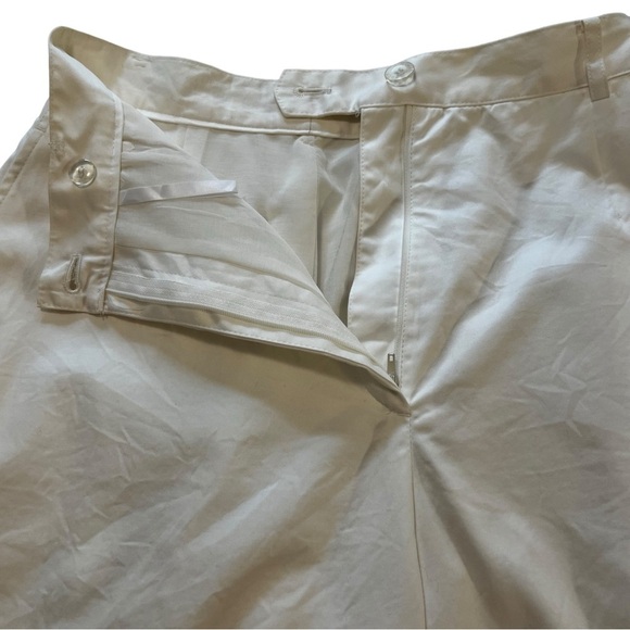 Givenchy Women’s Longline Golf Shorts White Pockets modest high rise 26 vintage - Picture 7 of 16